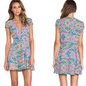 Lovers & Friends Cassidy Dress In A Mosaic Print